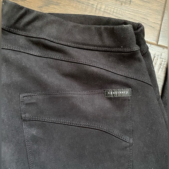 Sanctuary faux suede women’s leggings EUC size L - Picture 2 of 4
